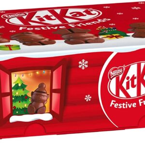 Kit Kat Festive Friends – 100 Milk Chocolate Festive Figures - 820g Box